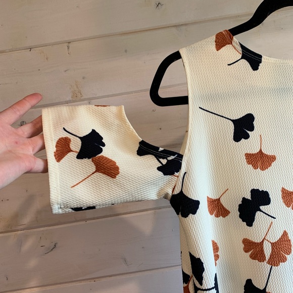 AAA Collection | Cream Off The Shoulder Dress - Picture 2 of 4